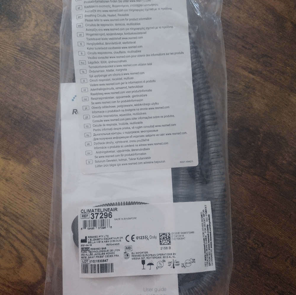 Res Med Climate Line Air 11 Ref 37296 TUBE HOSE NEW IN PACKAGE SEALED